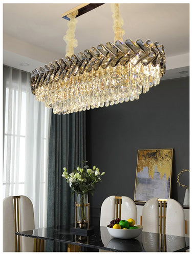 Cubique Chevron Chandelier